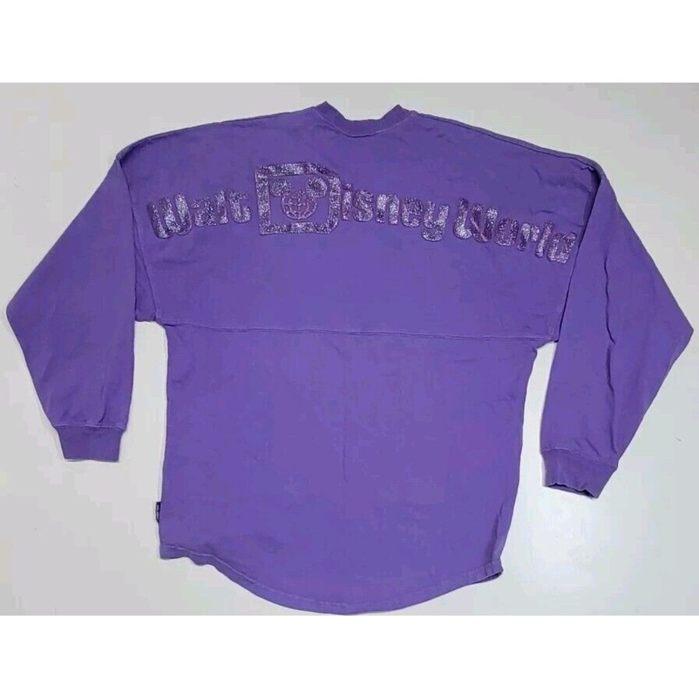 Disney Parks Walt Disney World Spirit Jersey Purple Potion Glitter Size XS